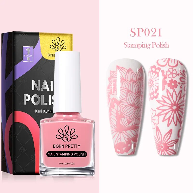 10ml 25 Colors Nail Stamping Polish Nail Art