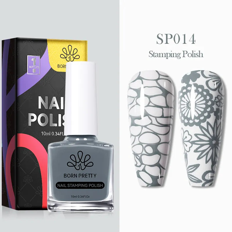 10ml 25 Colors Nail Stamping Polish Nail Art