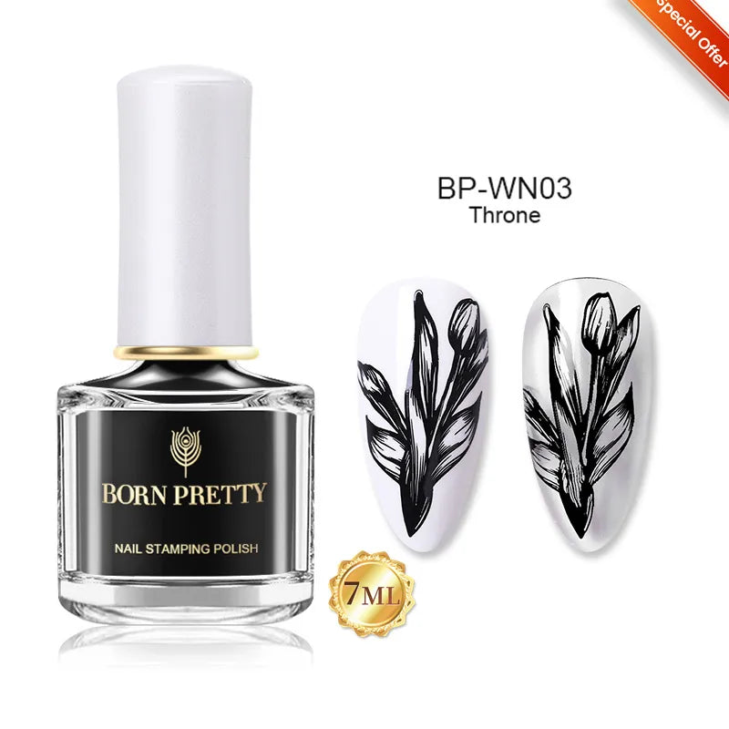 10ml 25 Colors Nail Stamping Polish Nail Art