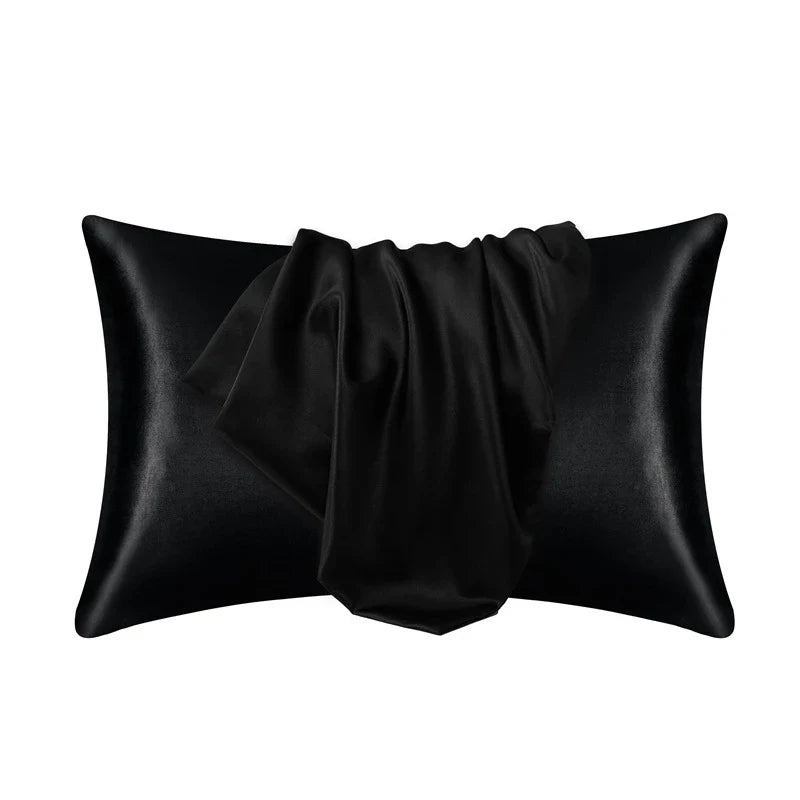 Silk Pillow Cover Silky Satin Hair Beauty