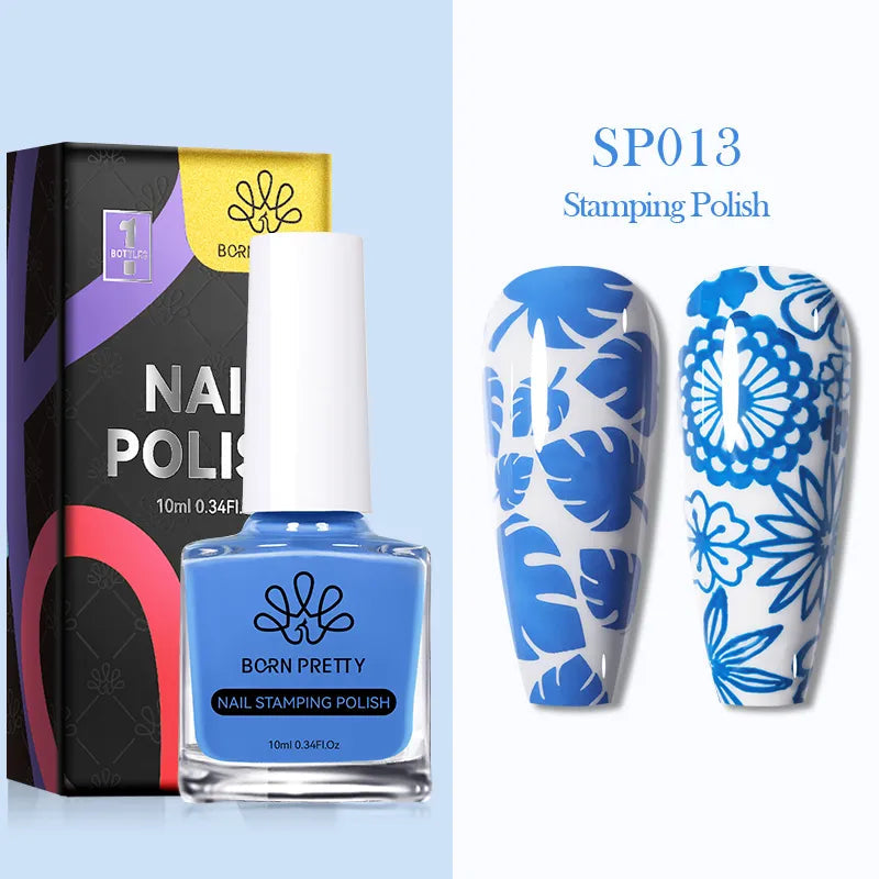 10ml 25 Colors Nail Stamping Polish Nail Art