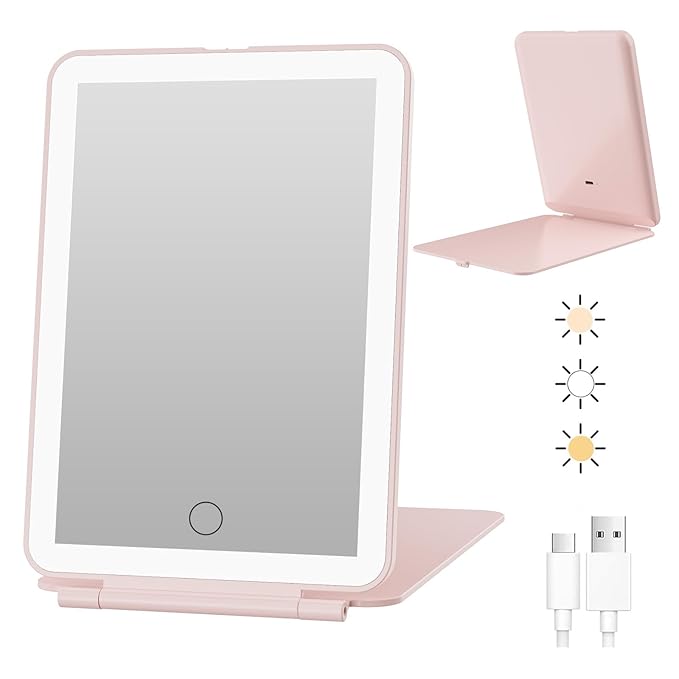 Smart Vanity Mirror (LED + Magnifier)
