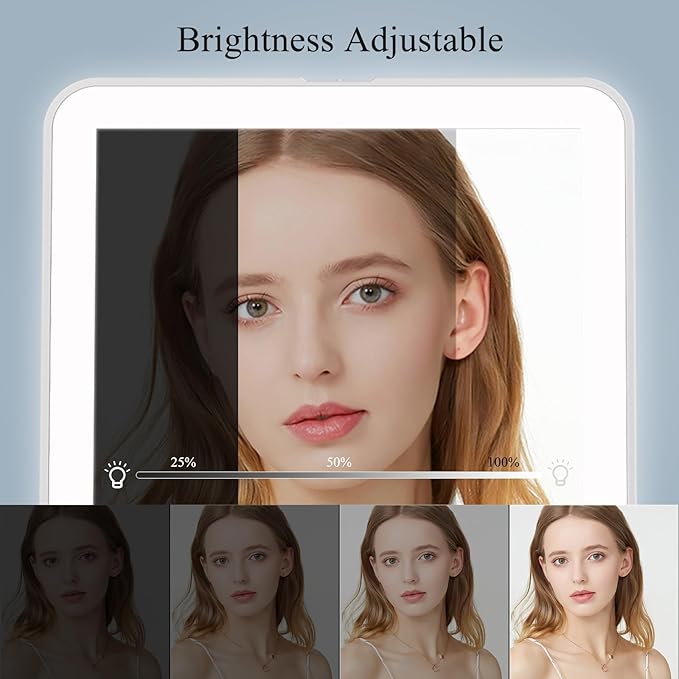 Smart Vanity Mirror (LED + Magnifier)