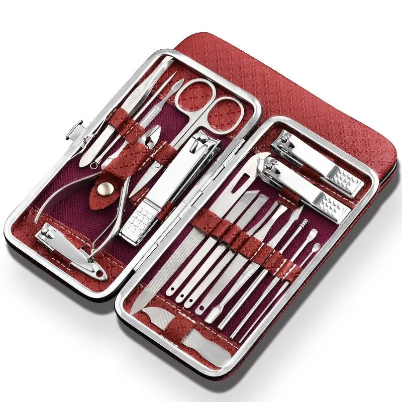 19 in 1 Stainless Steel Manicure set
