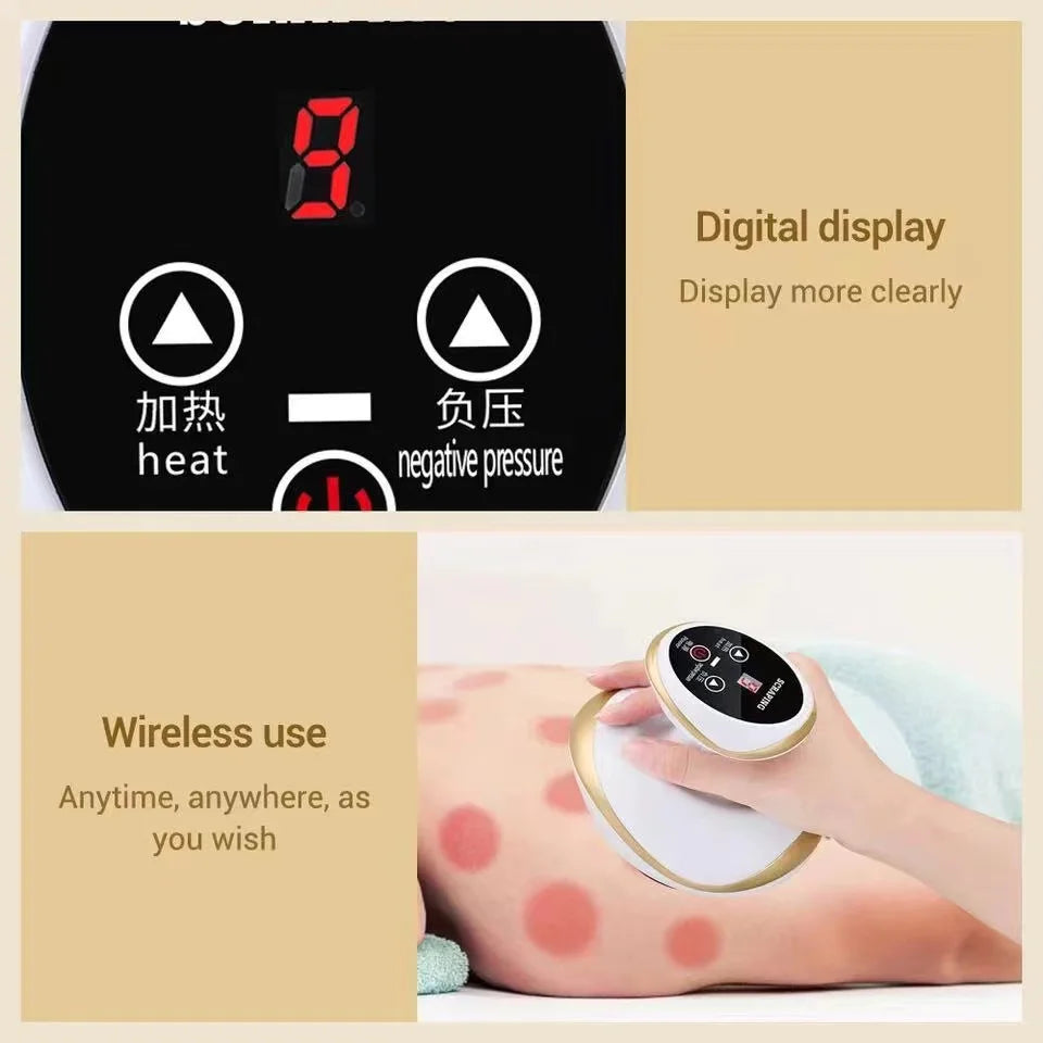 Home Electric Guasha Scraping Massage & Cupping Body Massage