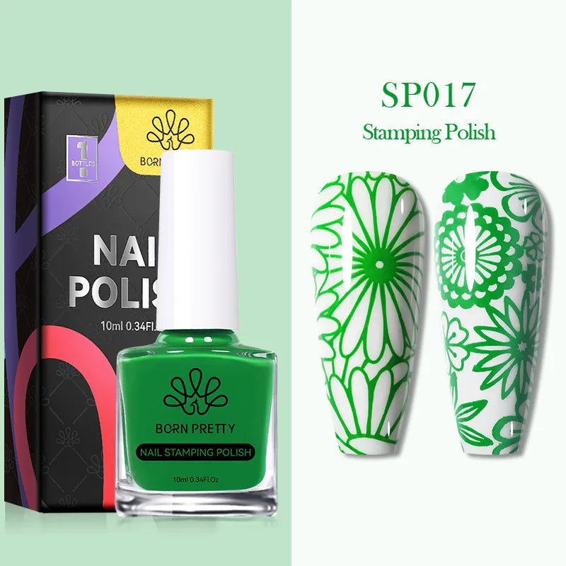 10ml 25 Colors Nail Stamping Polish Nail Art