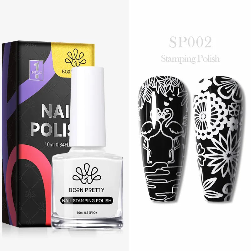 10ml 25 Colors Nail Stamping Polish Nail Art