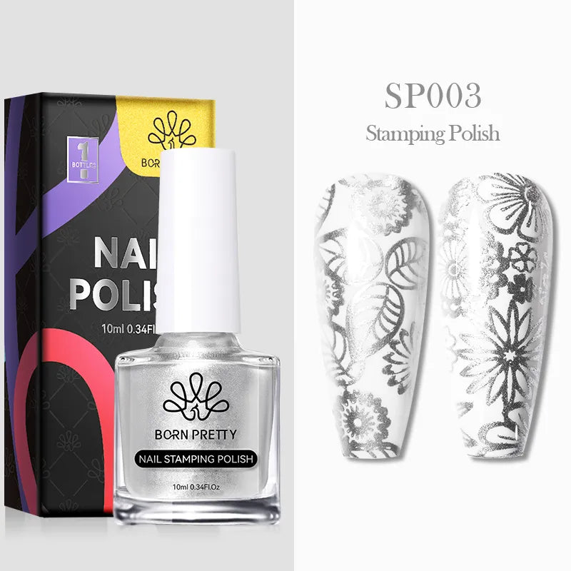 10ml 25 Colors Nail Stamping Polish Nail Art