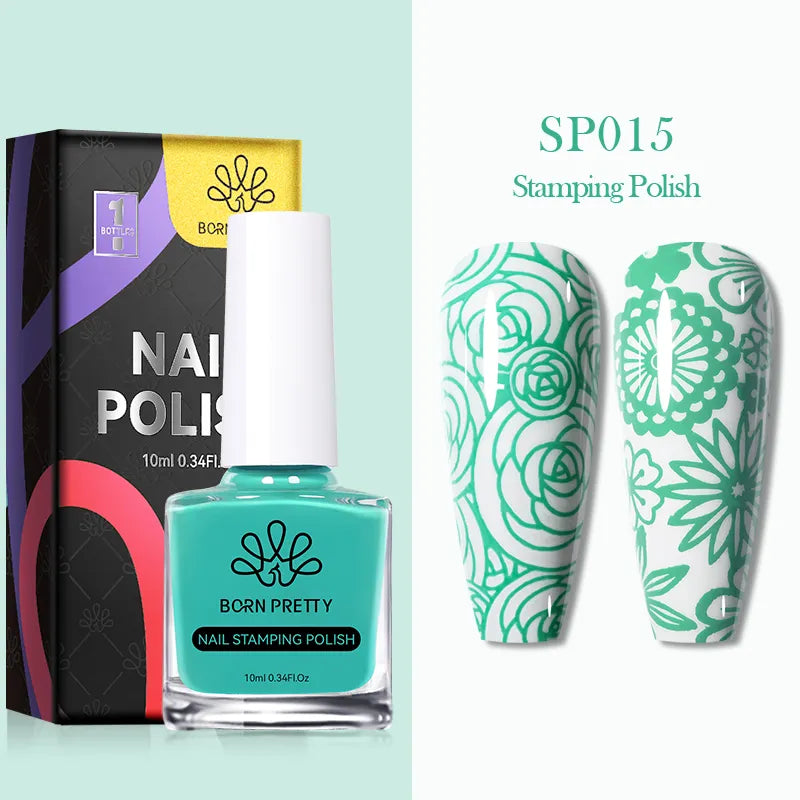 10ml 25 Colors Nail Stamping Polish Nail Art