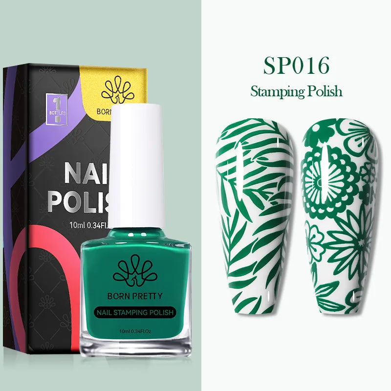10ml 25 Colors Nail Stamping Polish Nail Art