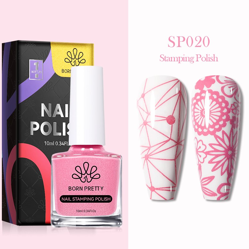 10ml 25 Colors Nail Stamping Polish Nail Art