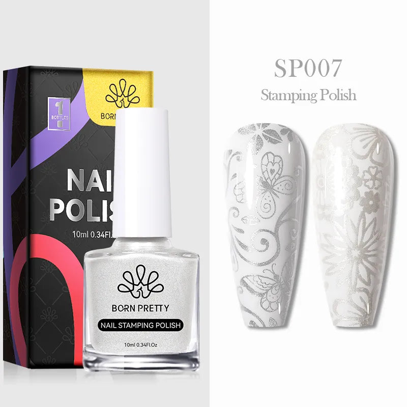 10ml 25 Colors Nail Stamping Polish Nail Art