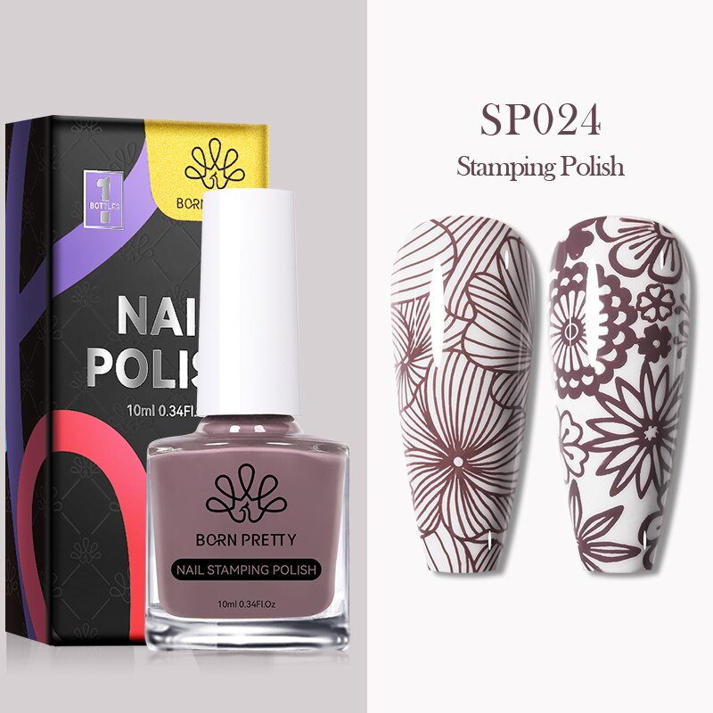 10ml 25 Colors Nail Stamping Polish Nail Art