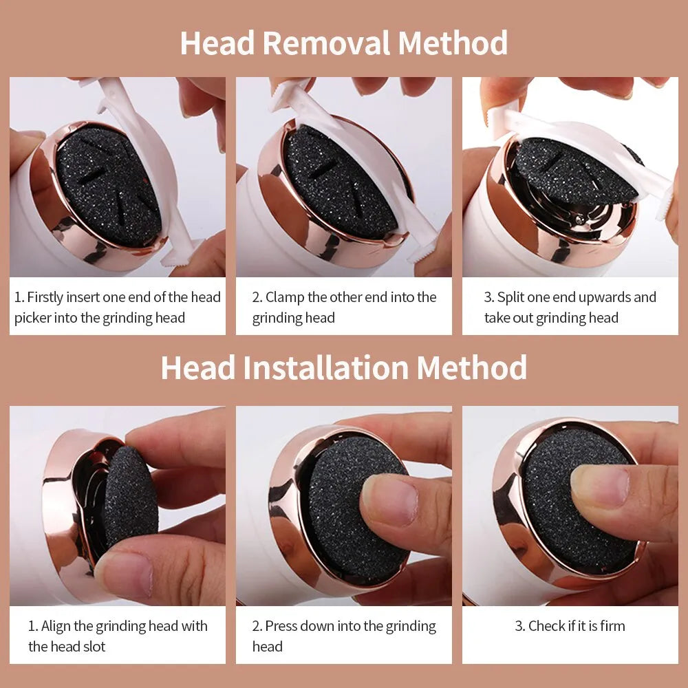 Electronic Foot Files Portable Foot Callus Remover